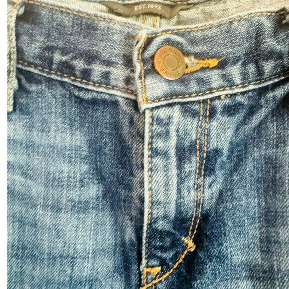 Vintage Abercrombie & Fitch Madison Low Rise Flare Jeans Size 6 Distressed Y2K - Picture 13 of 13